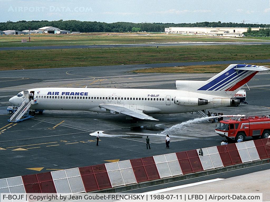 F-BOJF, 1969 Boeing 727-228 C/N 19862, Air France departure to Tunis Carthage
