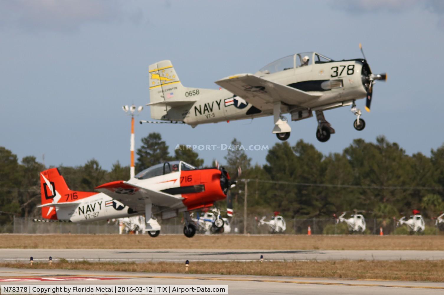 N78378, 1957 North American T-28C Trojan C/N 226-235 (140658), T-28C