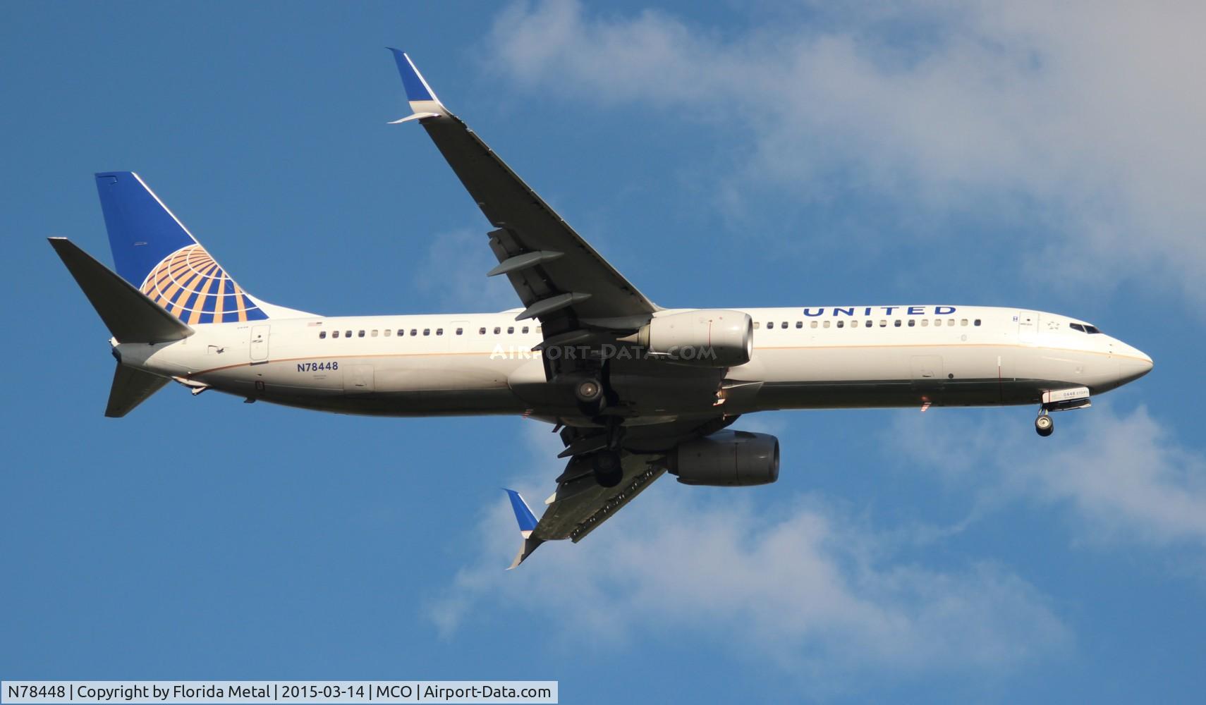 N78448, 2012 Boeing 737-924/ER C/N 40003, United