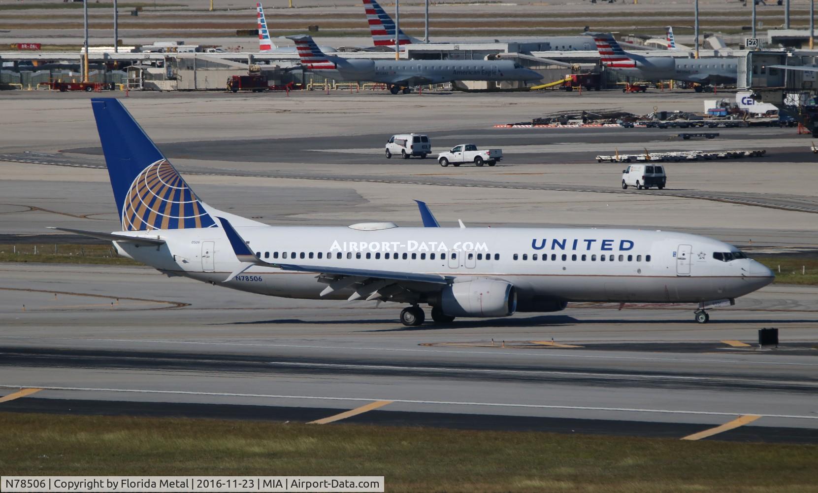 N78506, 2006 Boeing 737-824 C/N 32832, United