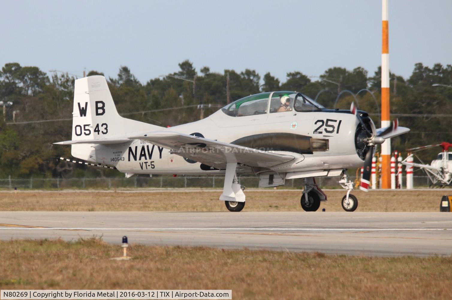 N80269, 1958 North American T-28C Trojan C/N 226-120 (140543), T-28C