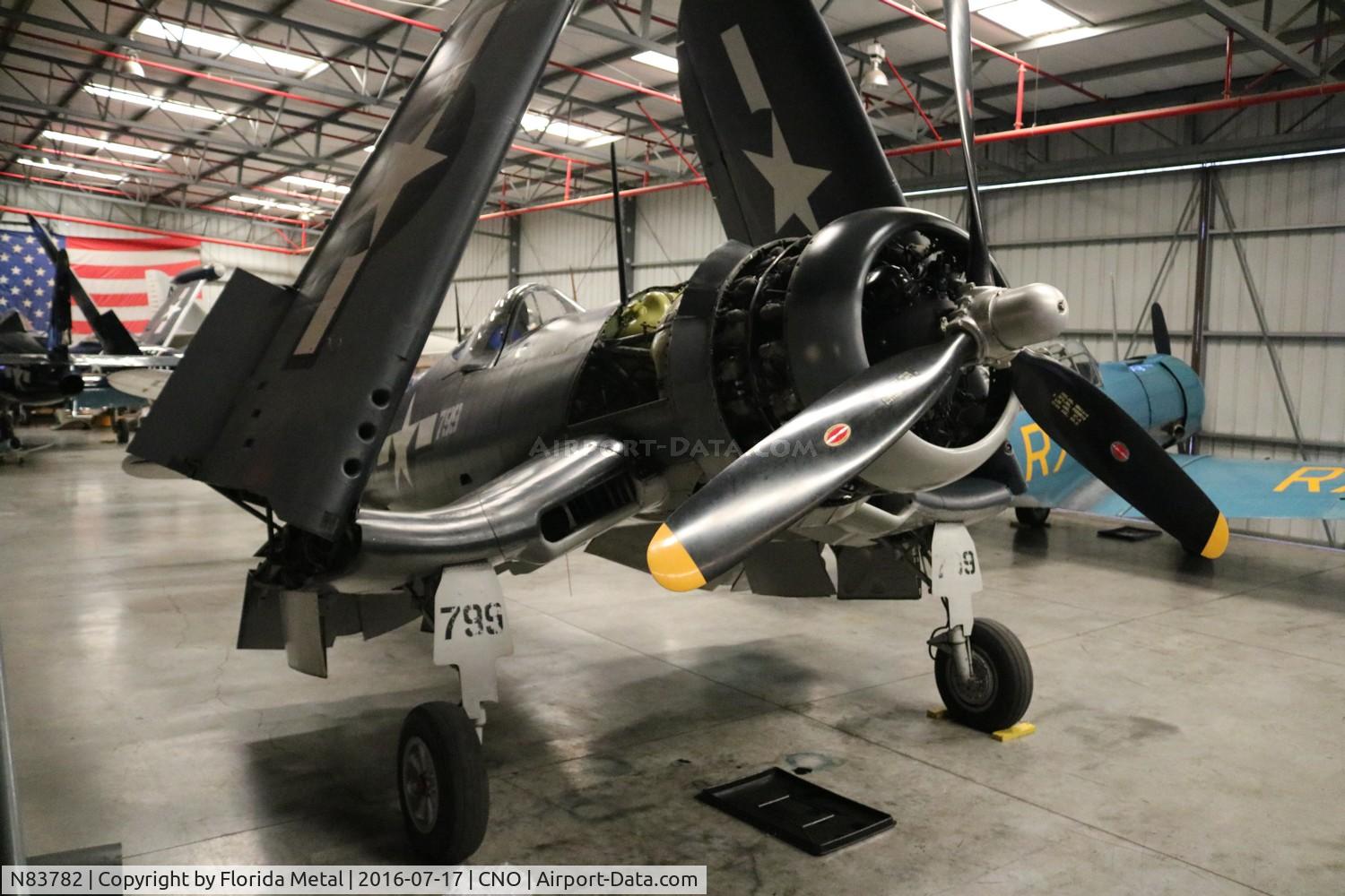 N83782, 1942 Vought F4U-1 Corsair C/N 3884 (Bu 17799), F4U-1 Corsair