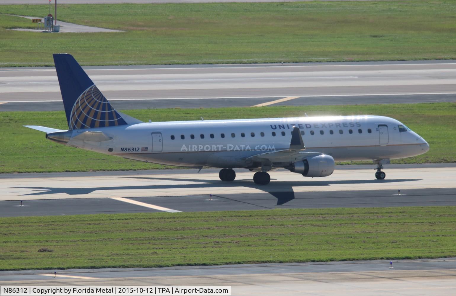 N86312, 2014 Embraer 175LR (ERJ-170-200LR) C/N 17000432, United Express
