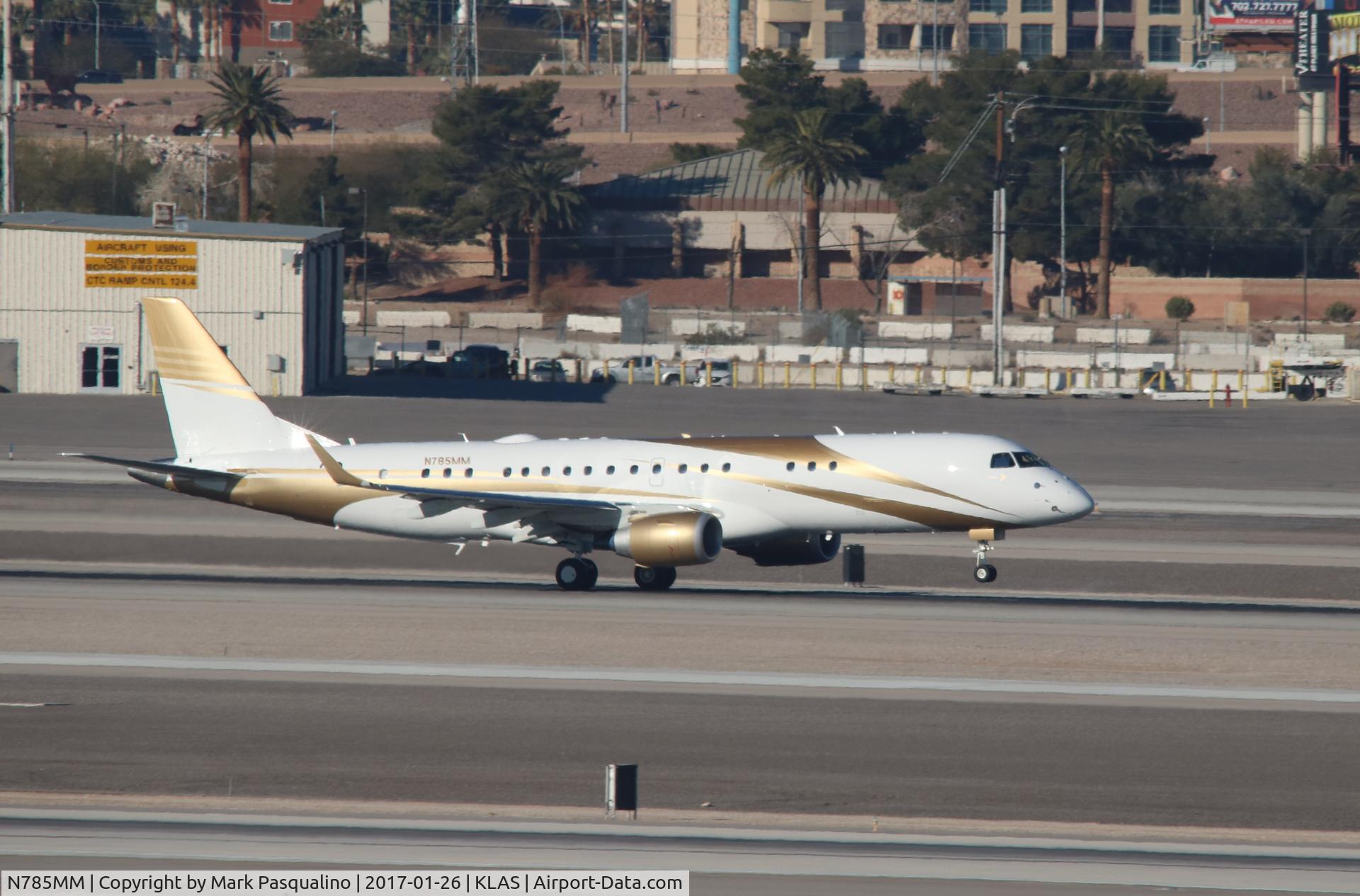 N785MM, 2016 Embraer ERJ-190-100ECJ Lineage 1000 C/N 19000709, ERJ 190-100 ECJ
