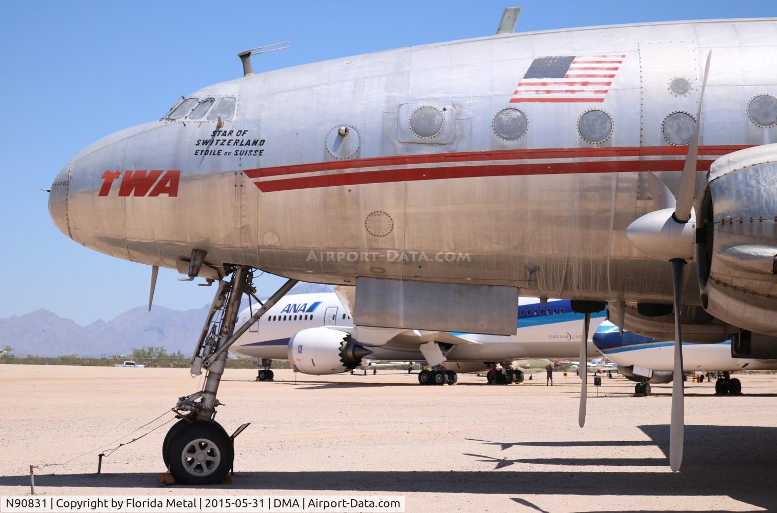 N90831, 1943 Lockheed C-69-1-LO/ l-049 Constellation C/N 049-1970, Connie