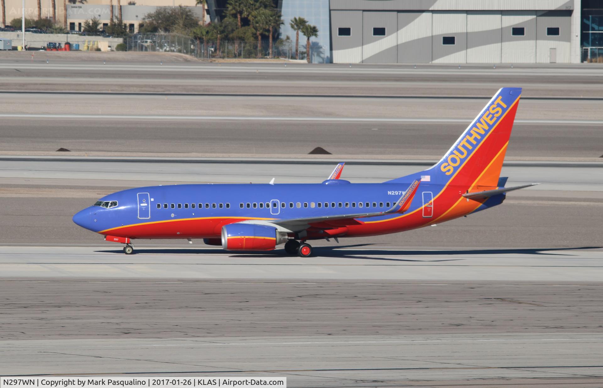 N297WN, 2007 Boeing 737-7H4 C/N 32542, Boeing 737-700