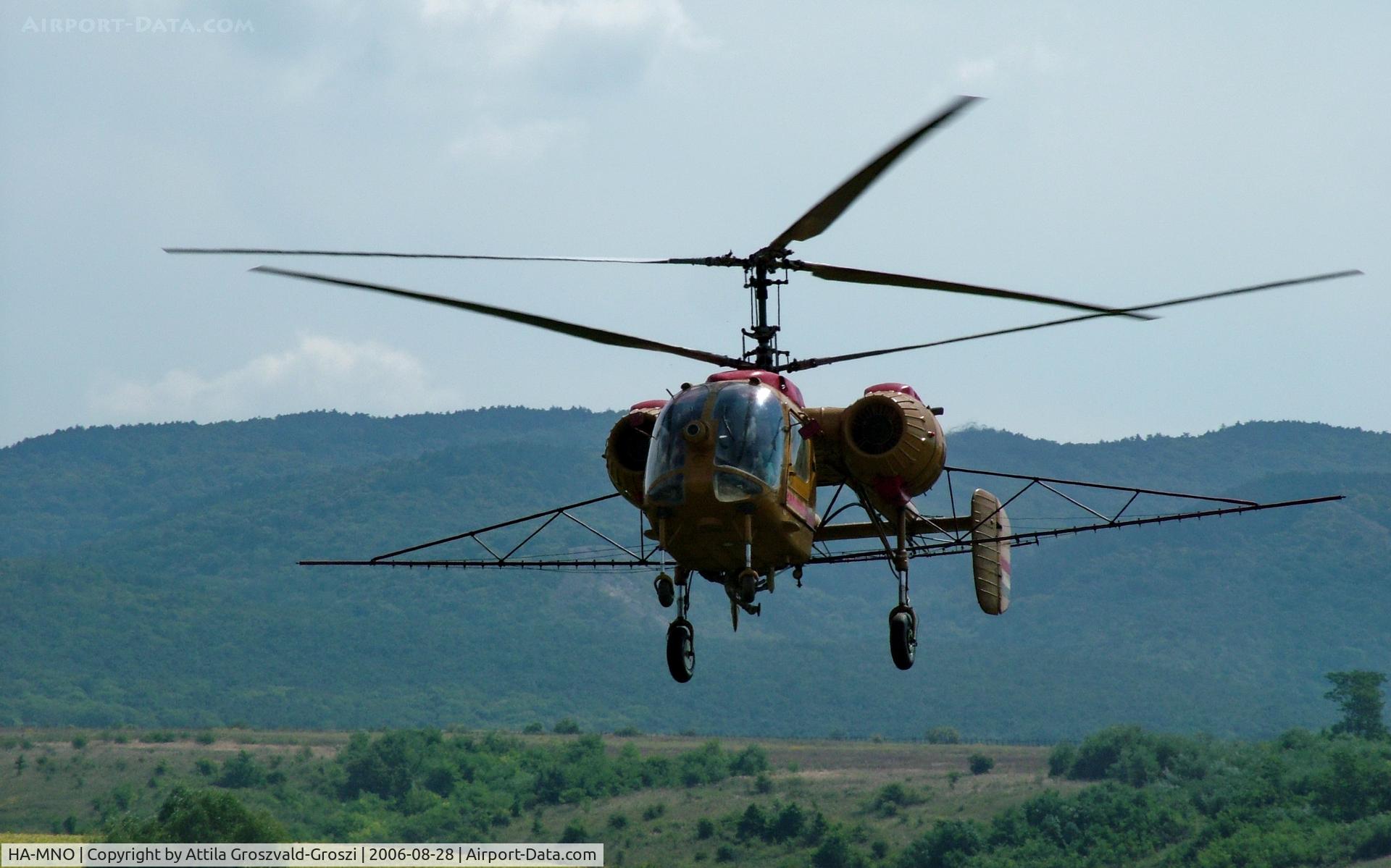 HA-MNO, 1975 Kamov Ka-26 Hoodlum C/N 7505205, Perbál outskirts of town, at work, in Hungary