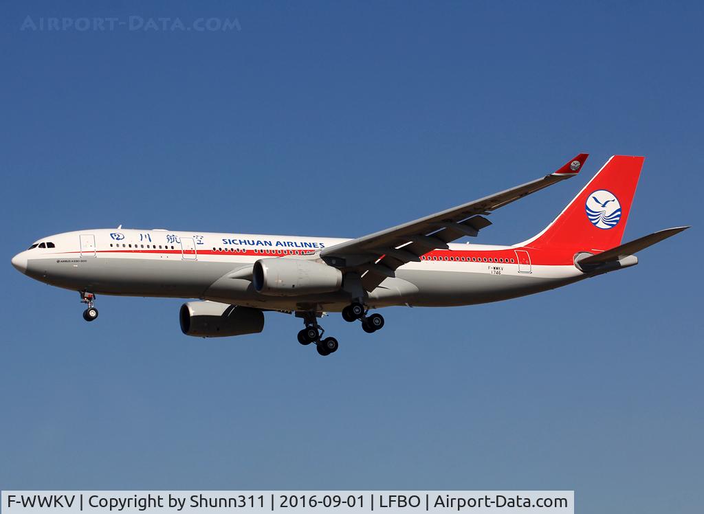 F-WWKV, 2016 Airbus A330-243 C/N 1746, C/n 1746 - To be B-8468