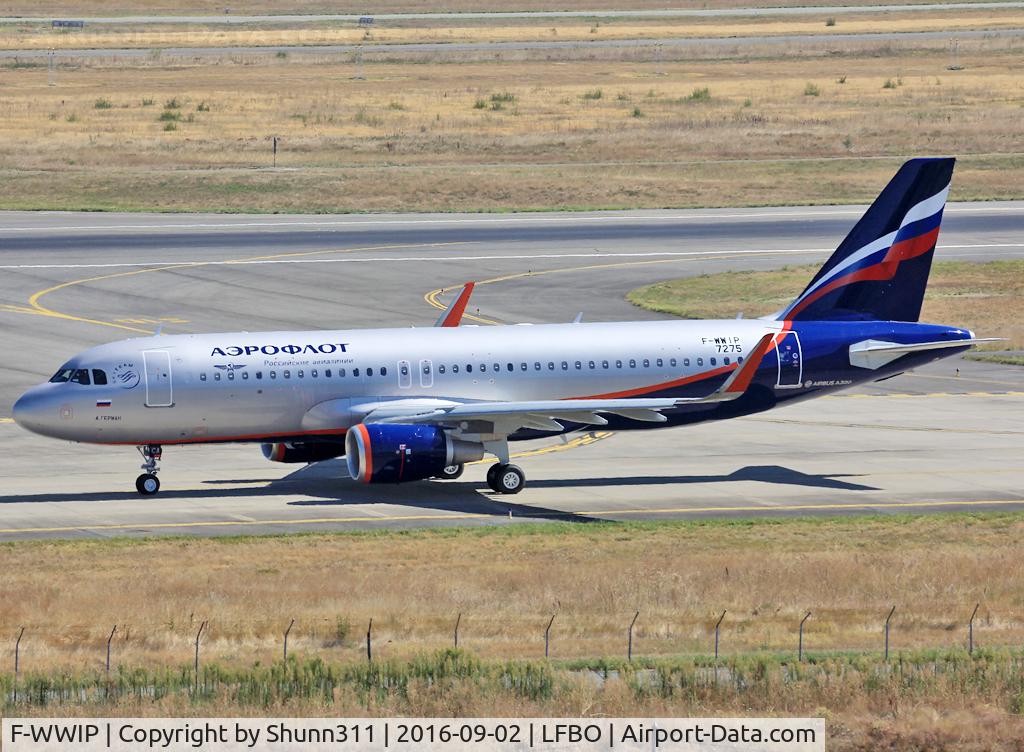 F-WWIP, 2016 Airbus A320-214 C/N 7275, C/n 7275 - To be VP-BCA
