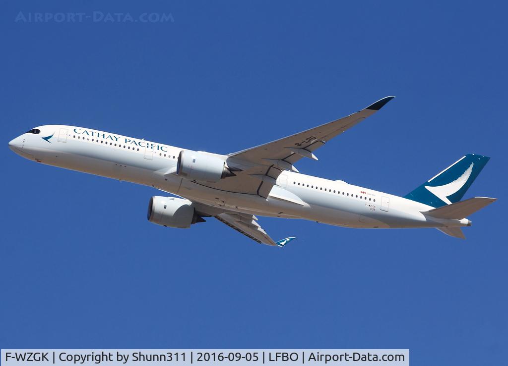 F-WZGK, 2016 Airbus A350-941 C/N 038, C/n 0038 - To be B-LRD