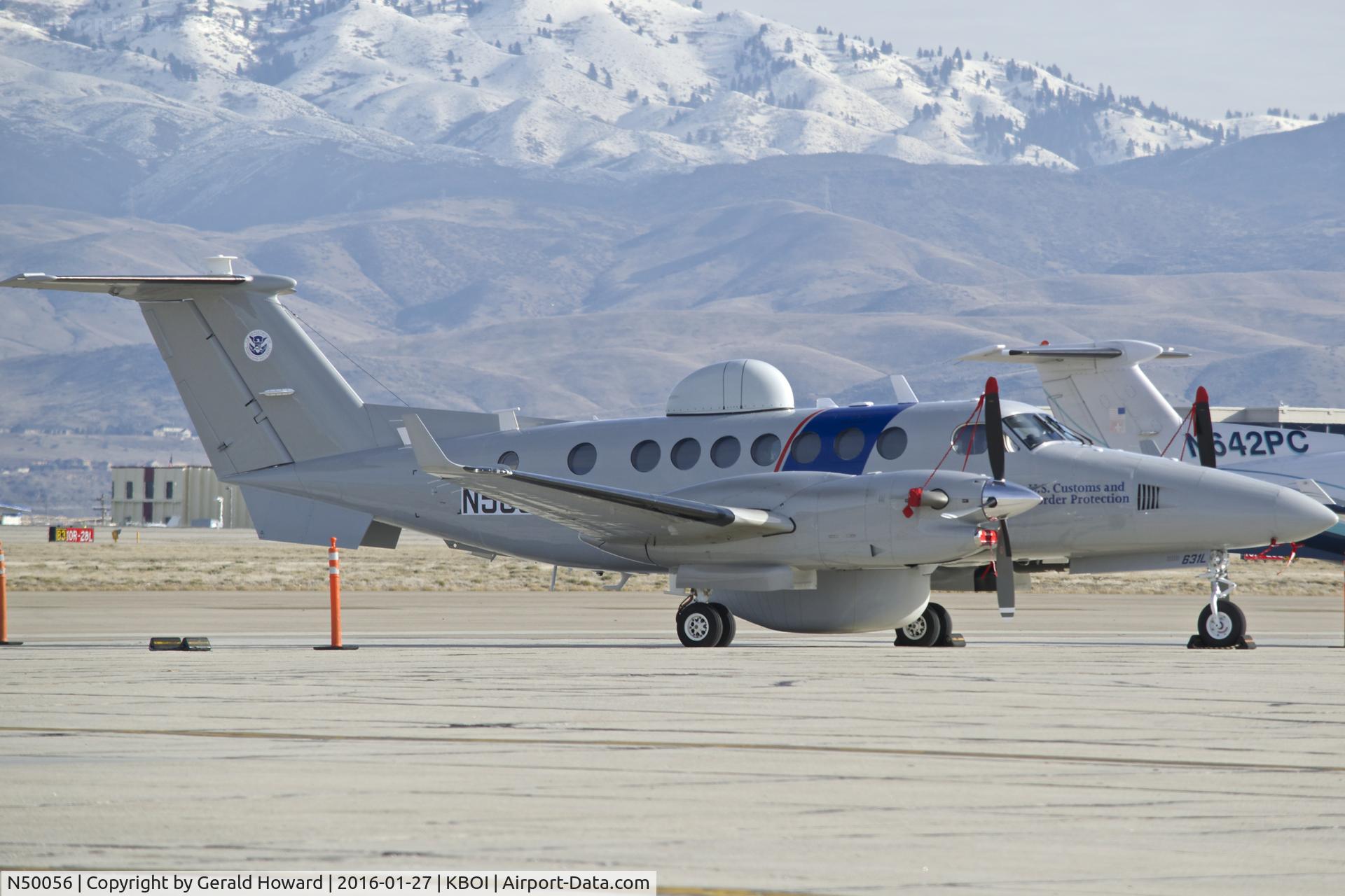 N50056, 2014 Hawker Beechcraft Corp B300C King Air C/N FM-56, Parked on south GA ramp.