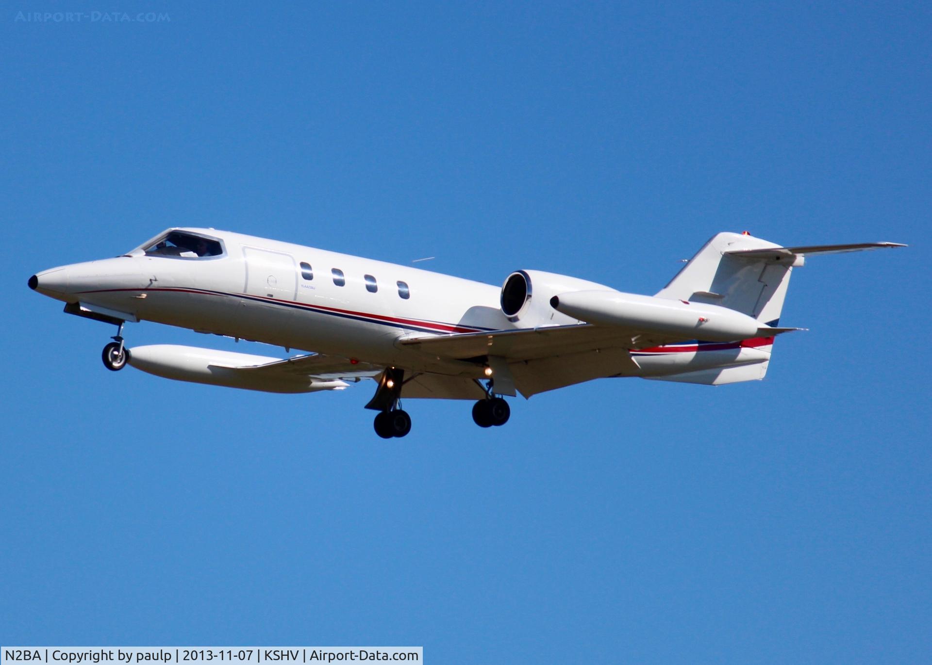 N2BA, 1976 Gates Learjet 35 C/N 051, At Shreveport Regional.