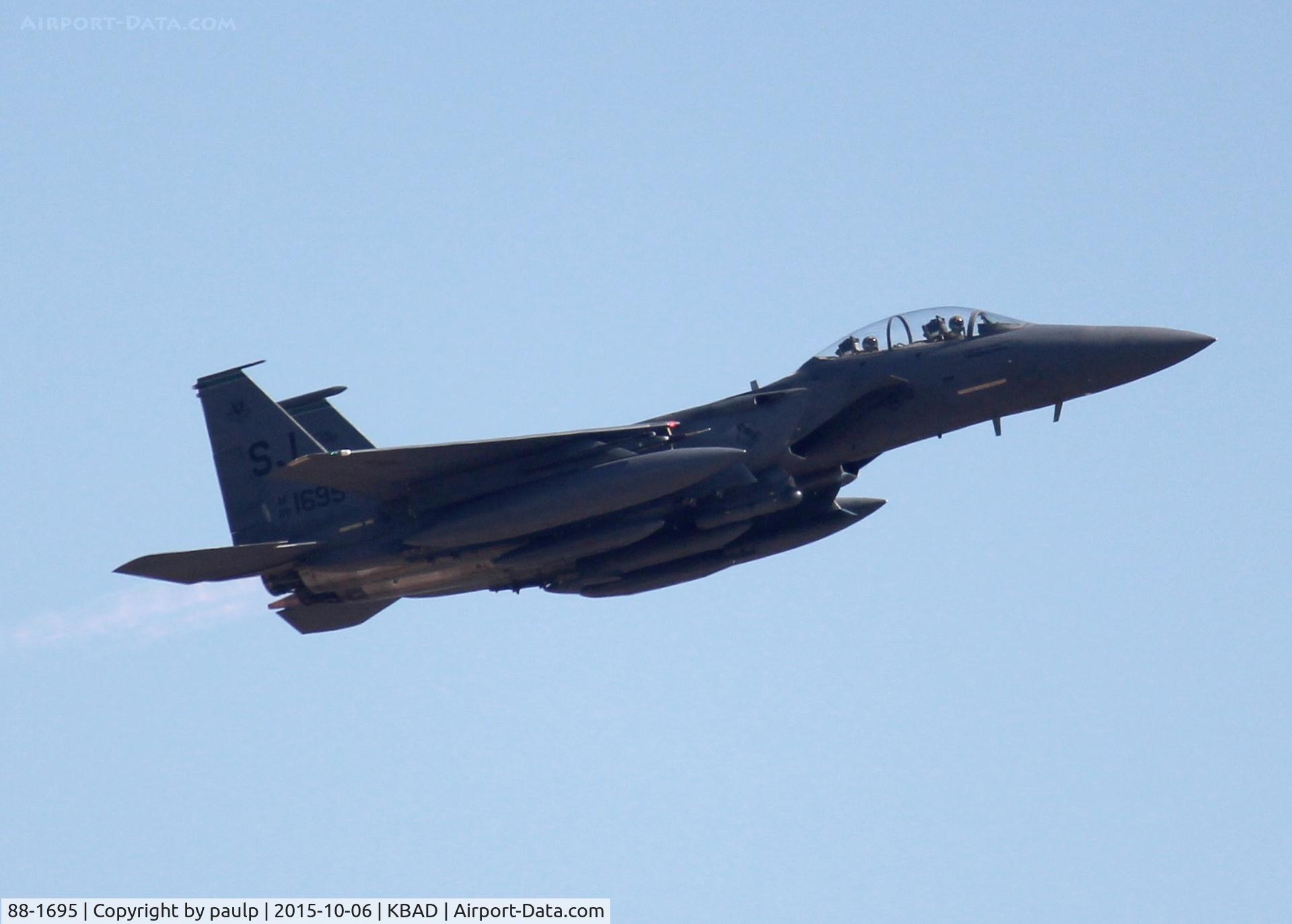 88-1695, 1988 McDonnell Douglas F-15E Strike Eagle C/N 1104/E079, At Barksdale Air Force Base.