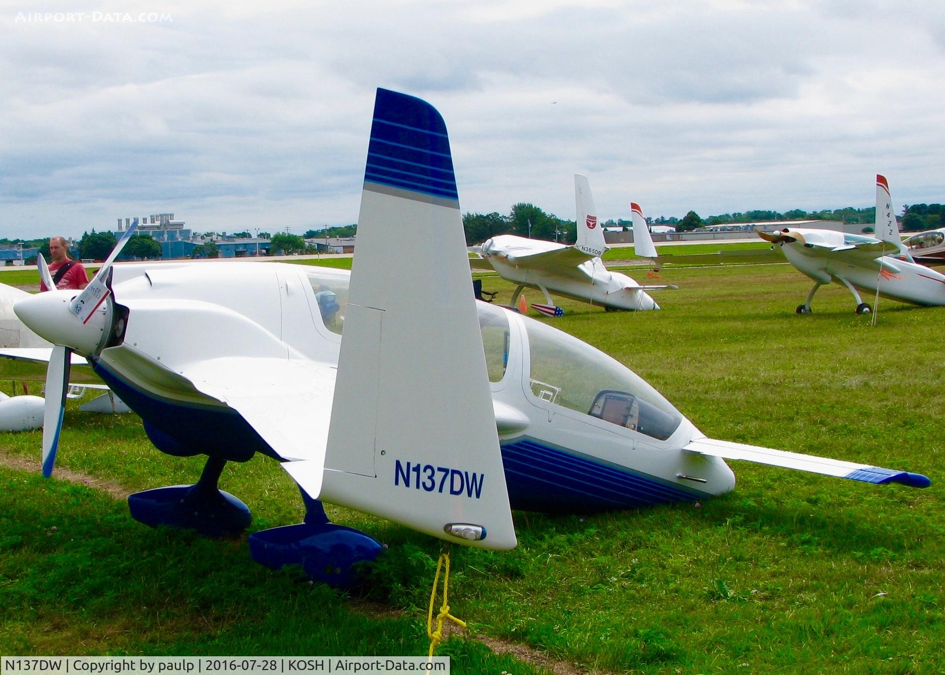 N137DW, 2016 Gyroflug SC-01B-160 Speed Canard 3 C/N 3, At Oshkosh.