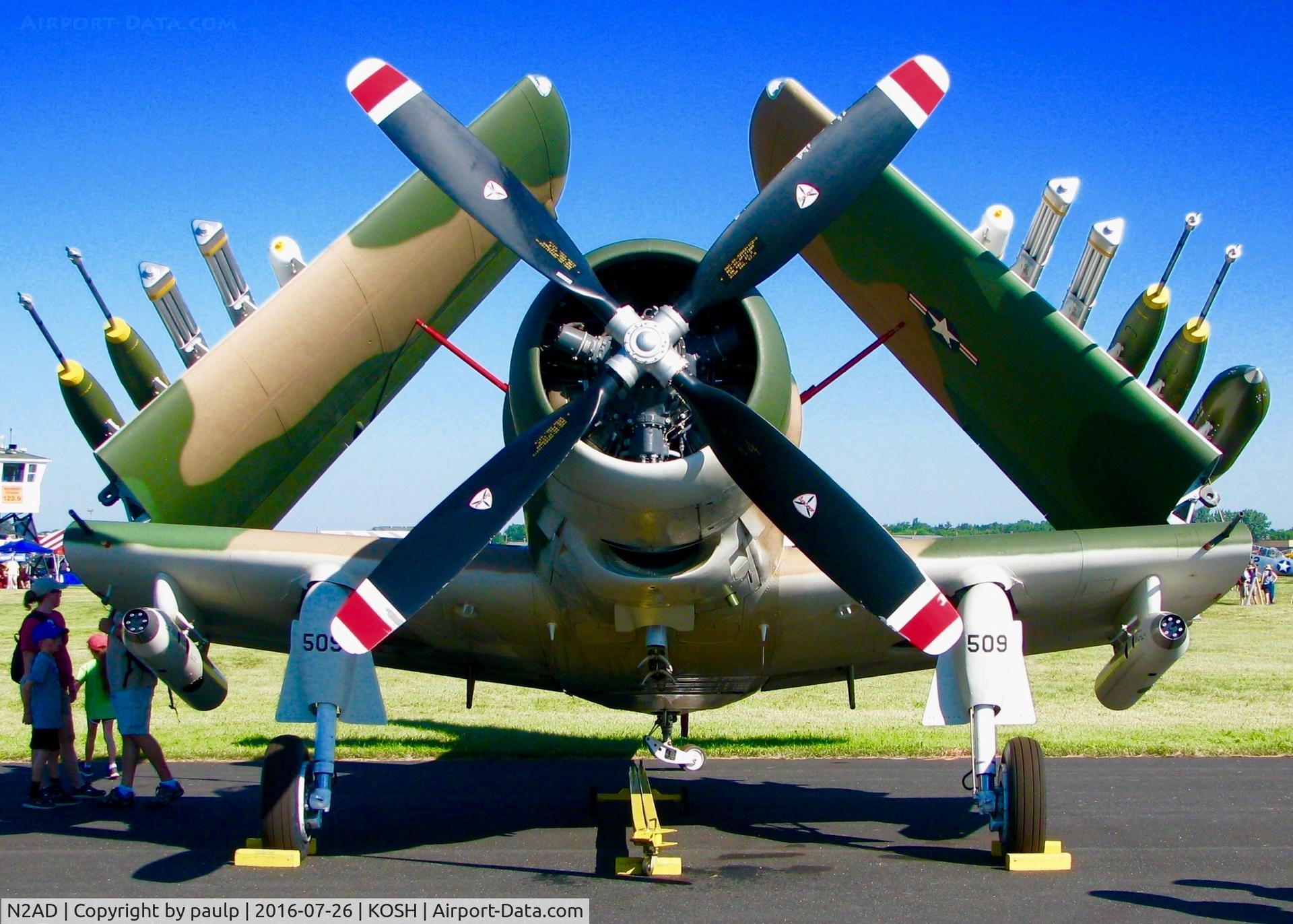 N2AD, 1947 Douglas AD-1 Skyraider C/N 09257/2085, At Oshkosh.