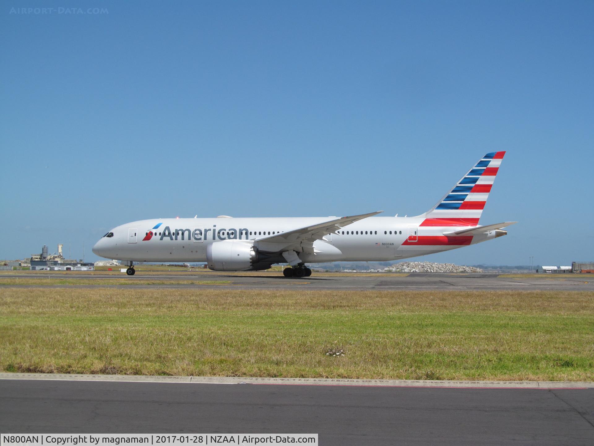 N800AN, 2014 Boeing 787-8 Dreamliner Dreamliner C/N 40618, a sunny day for once this summer
