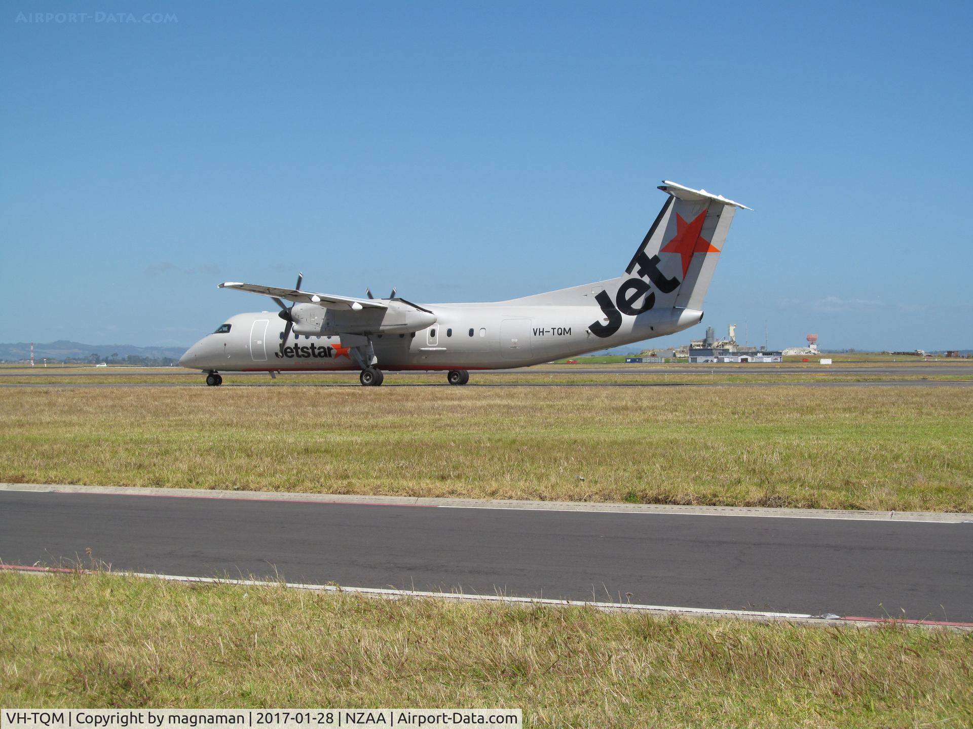 VH-TQM, 2004 De Havilland Canada DHC-8-315Q Dash 8 C/N 604, see ya again