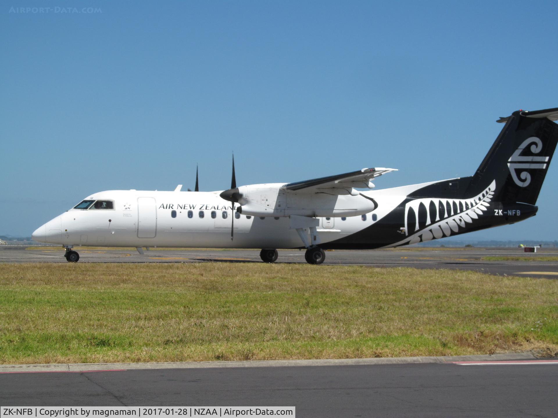 ZK-NFB, 2009 De Havilland Canada DHC-8-311 Dash 8 C/N 670, who needs a whole tail anyway