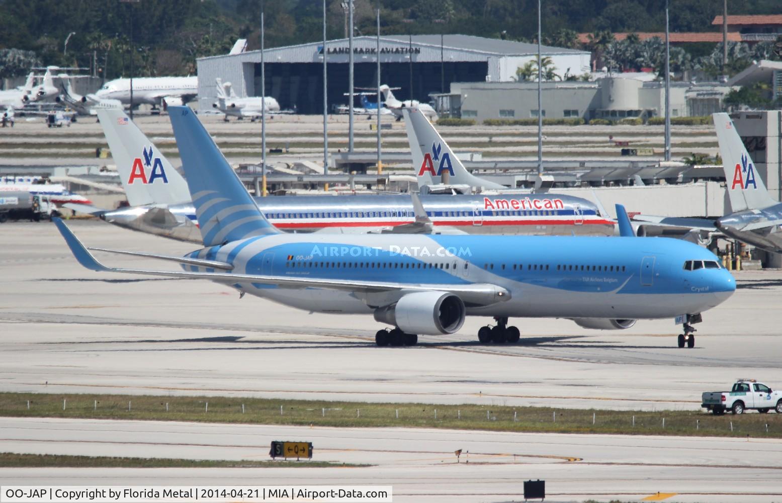OO-JAP, 2001 Boeing 767-38E/ER C/N 30840, TUI Jet Air Fly Belgium 767-300