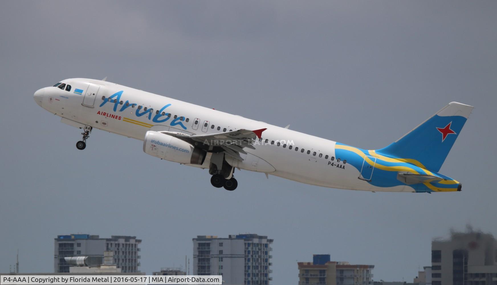 P4-AAA, 1996 Airbus A320-232 C/N 582, Aruba Airlines