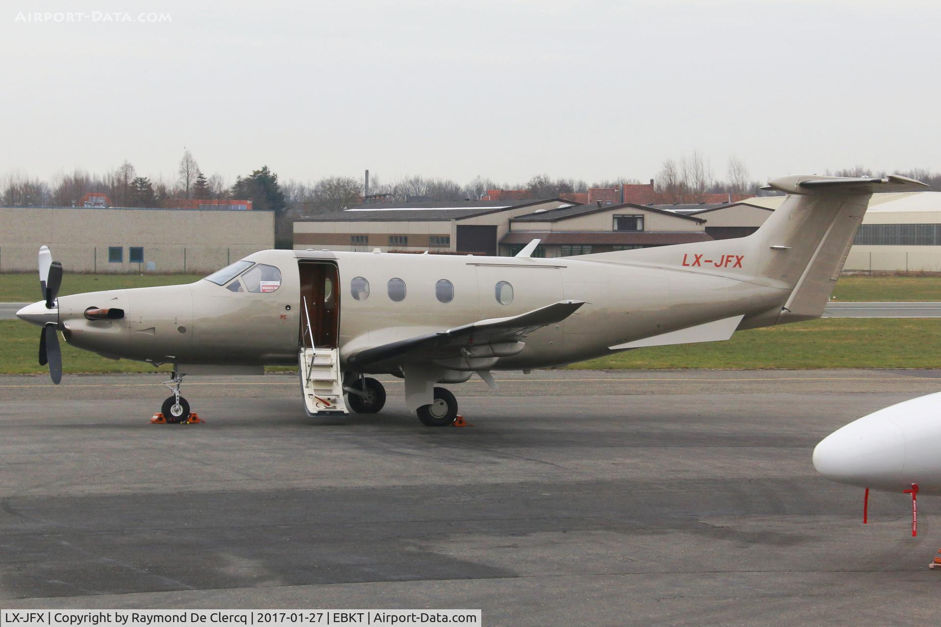 LX-JFX, 2014 Pilatus PC-12/47E C/N 1510, At Wevelgem.