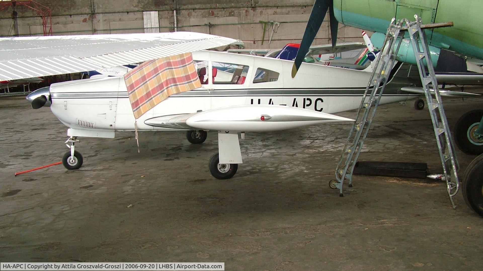 HA-APC, 1971 Piper PA-28R-200 Cherokee Arrow B C/N 28R-7135009, Budaörs Airport, Hungary