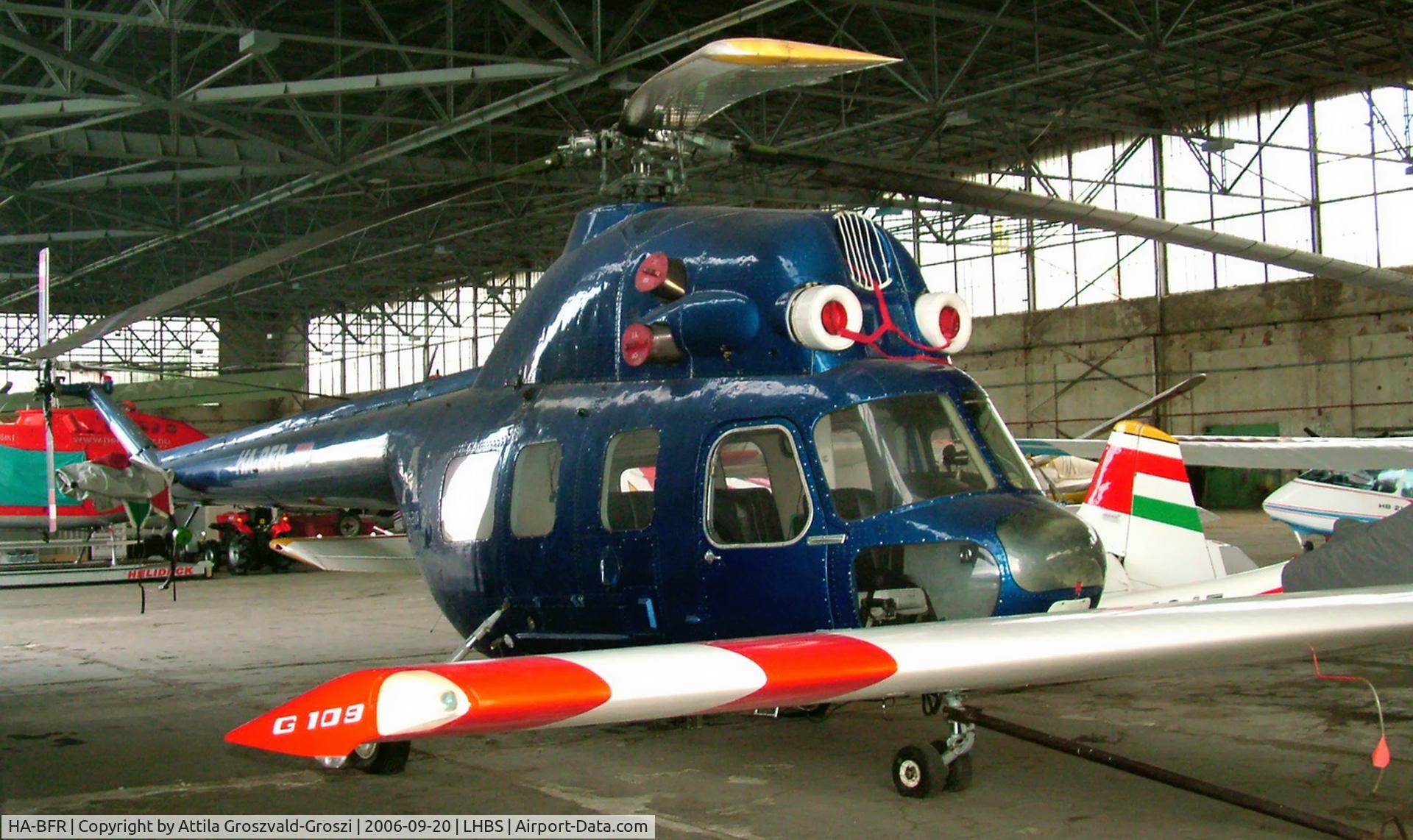 HA-BFR, 1983 Mil (PZL-Swidnik) Mi-2 C/N 528021013, Budaörs Airport, Hungary