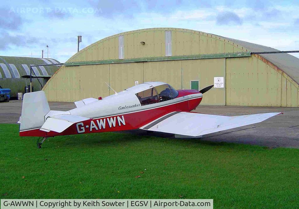 G-AWWN, 1963 Jodel DR-1050 Ambassadeur C/N 398, Old Buckenham Airfield
