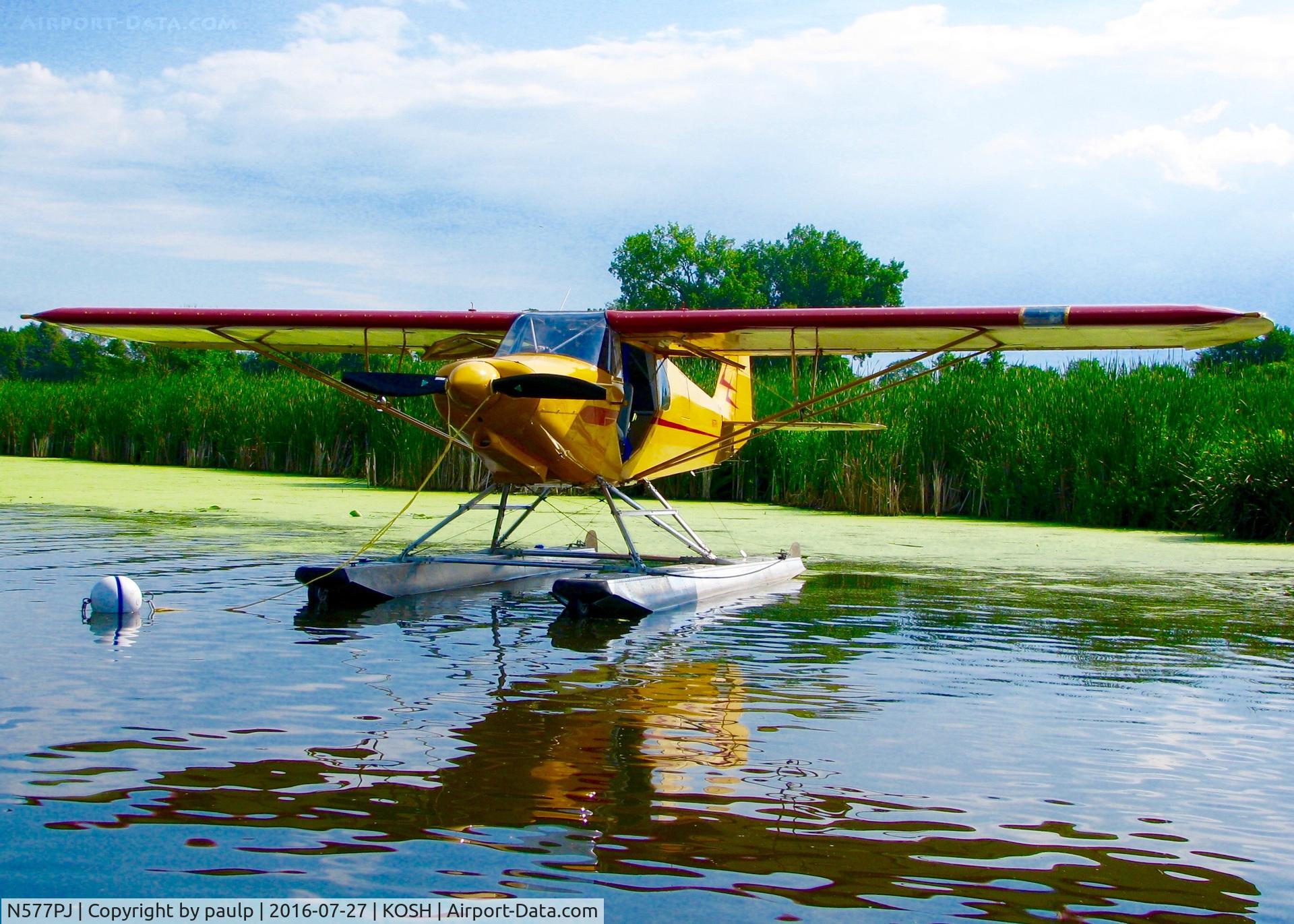 N577PJ, 2012 Piper PA-18 Super Cub Replica C/N 001 (N577PJ), At Oshkosh.