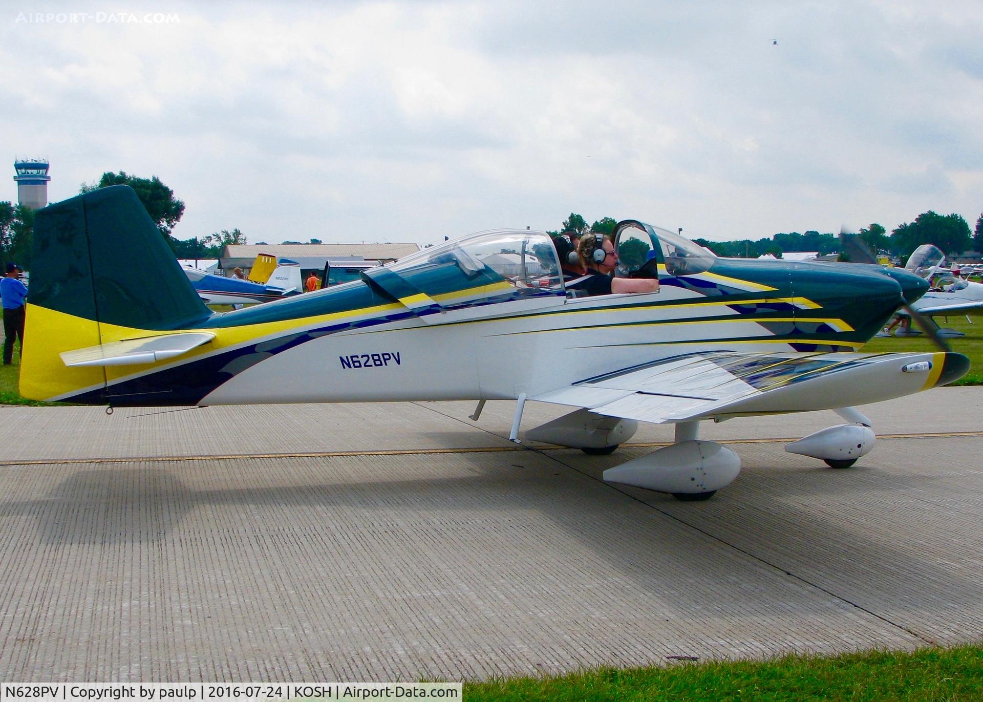 N628PV, 2000 Vans RV-6A C/N 24279, At Oshkosh.