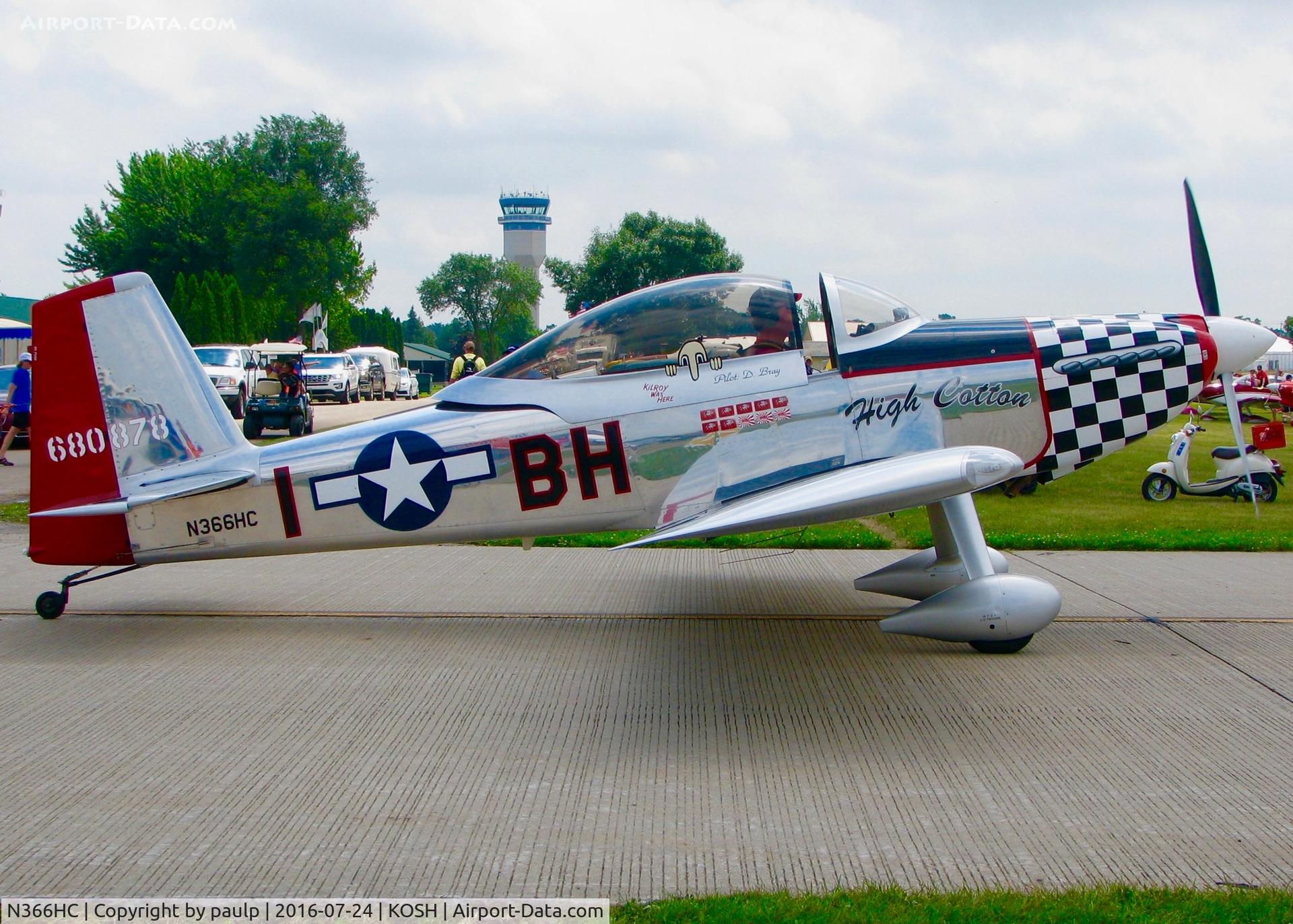 N366HC, 2006 Vans RV-8 C/N 80878, At Oshkosh.