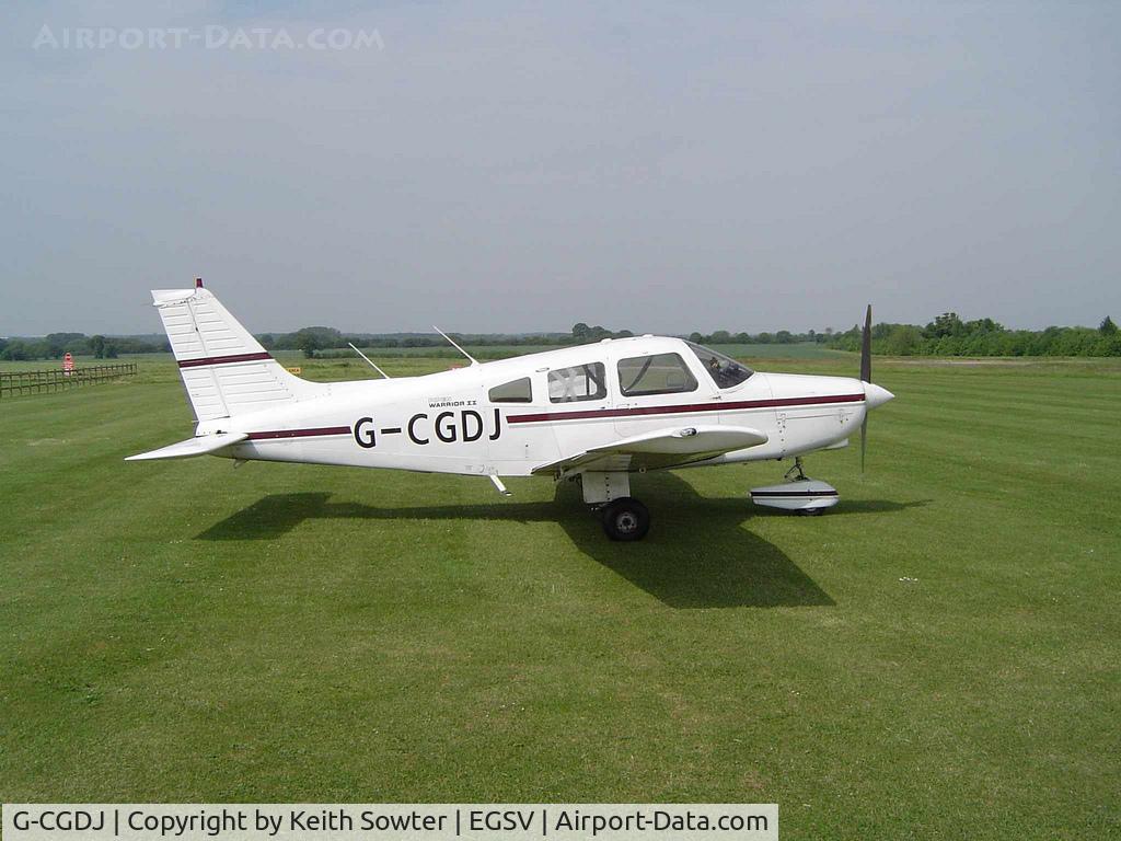 G-CGDJ, 1981 Piper PA-28-161 Cherokee Warrior II C/N 28-8116256, Old Buckenham Airfield