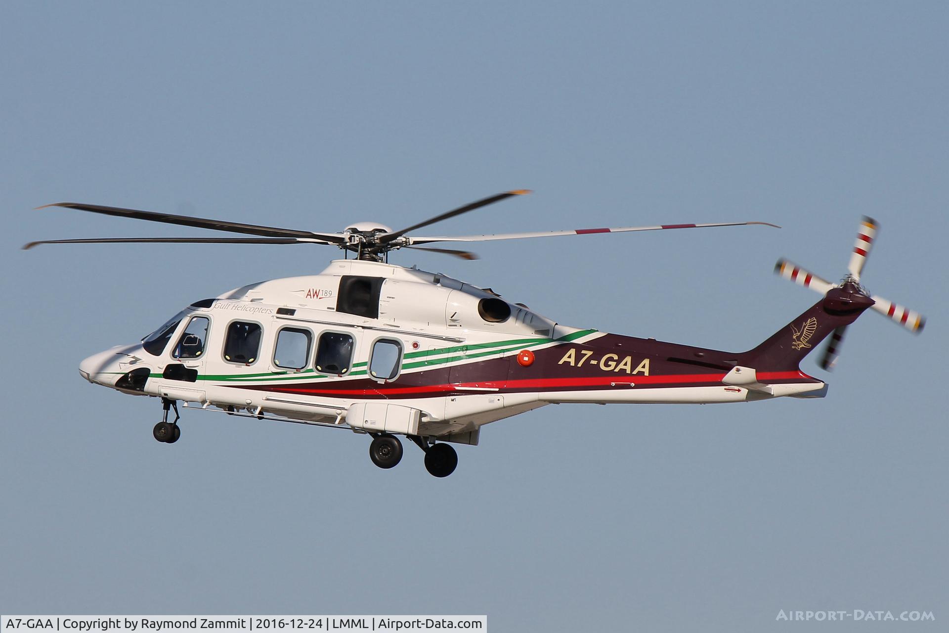 A7-GAA, AgustaWestland AW-189 C/N 49009, Agusta Westland AW-189 A7-GAA Gulf Helicopters