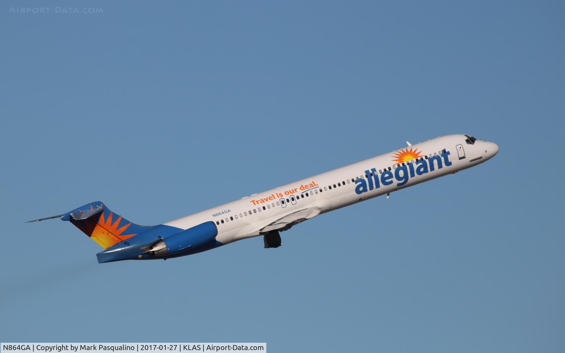 N864GA, 1989 McDonnell Douglas MD-83 (DC-9-83) C/N 49912, MD-83