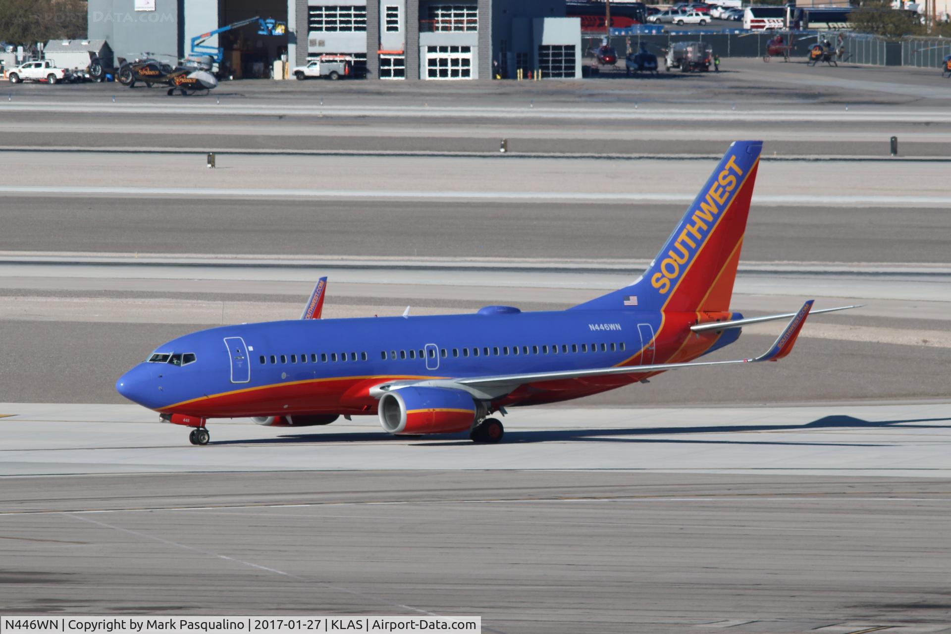 N446WN, 2003 Boeing 737-7H4 C/N 29842, Boeing 737-700