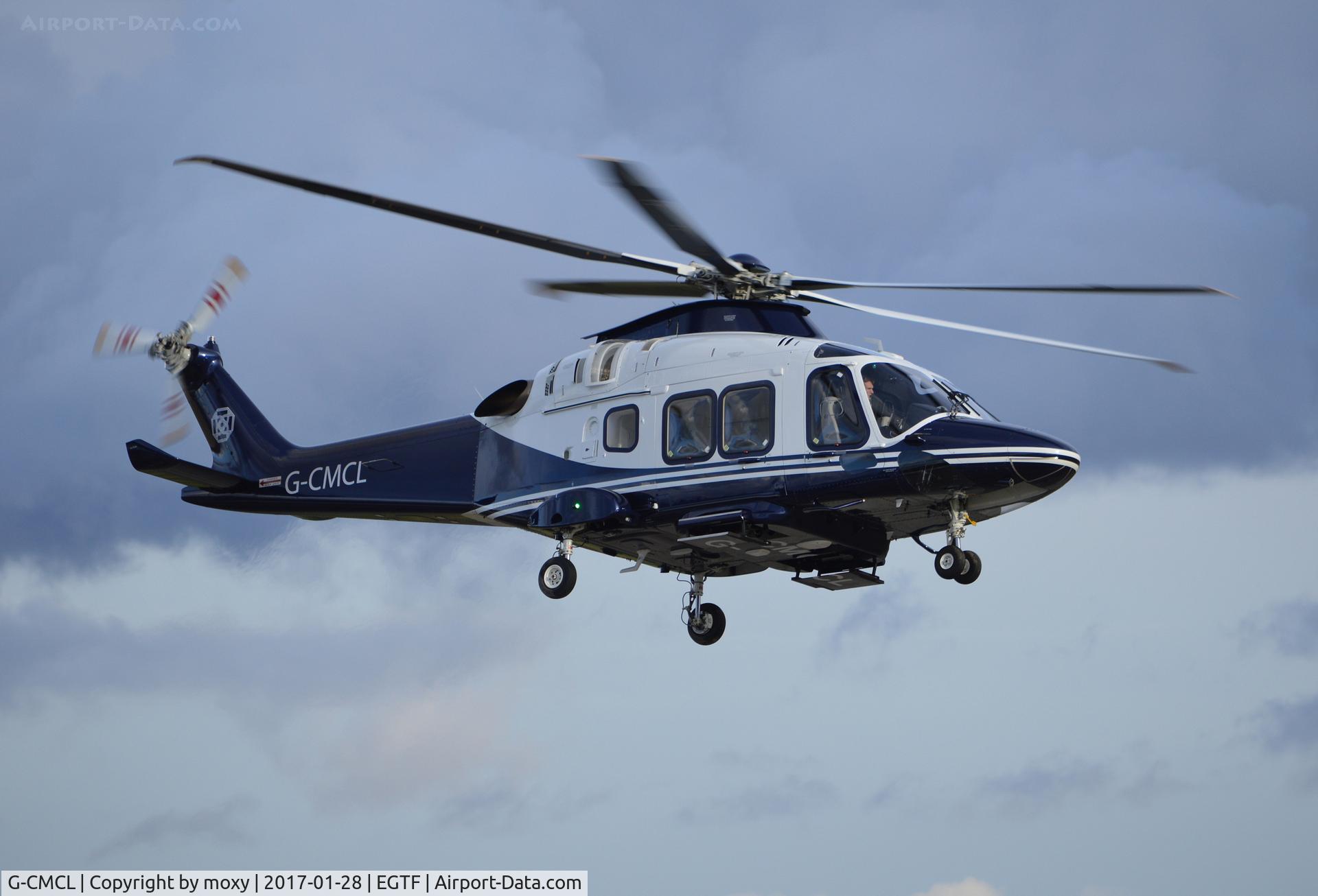 G-CMCL, 2016 AgustaWestland AW-169 C/N 69017, Leonardo-Finmeccanica AW-169 at Fairoaks. Ex VH-LSN
