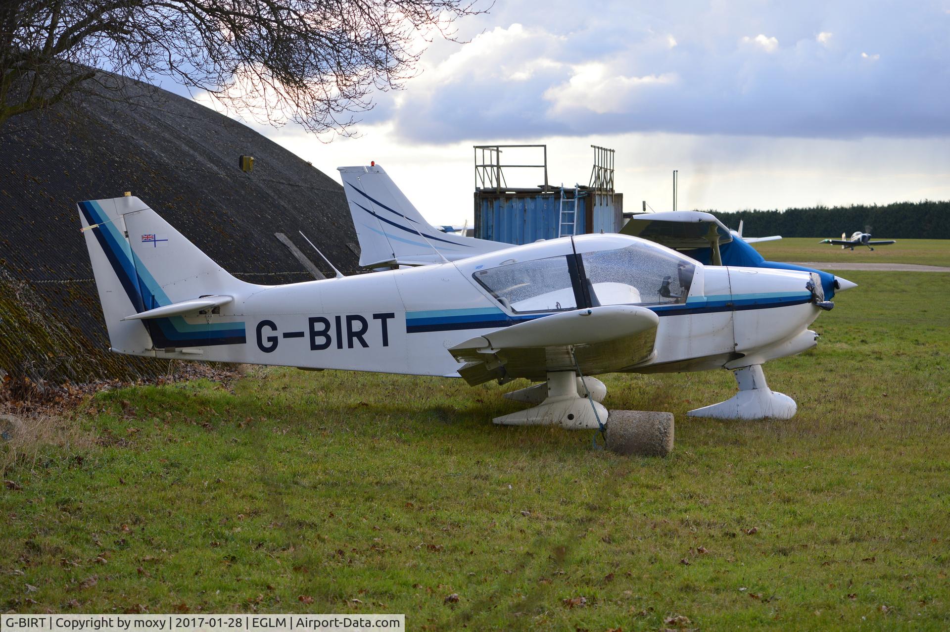 G-BIRT, 1981 Robin R-1180TD Aiglon C/N 276, Robin R-1180TD at Fairoaks. Ex OO-FIS