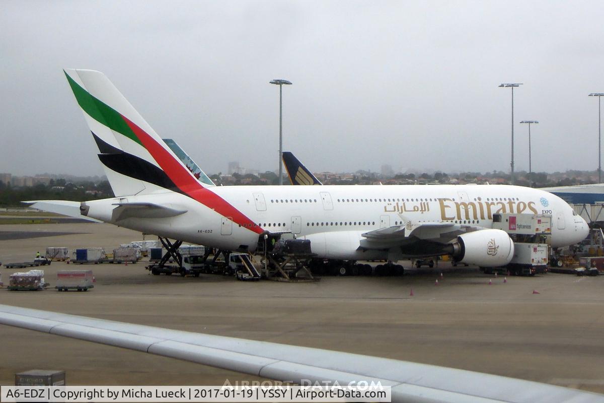 A6-EDZ, 2012 Airbus A380-861 C/N 107, At Mascot