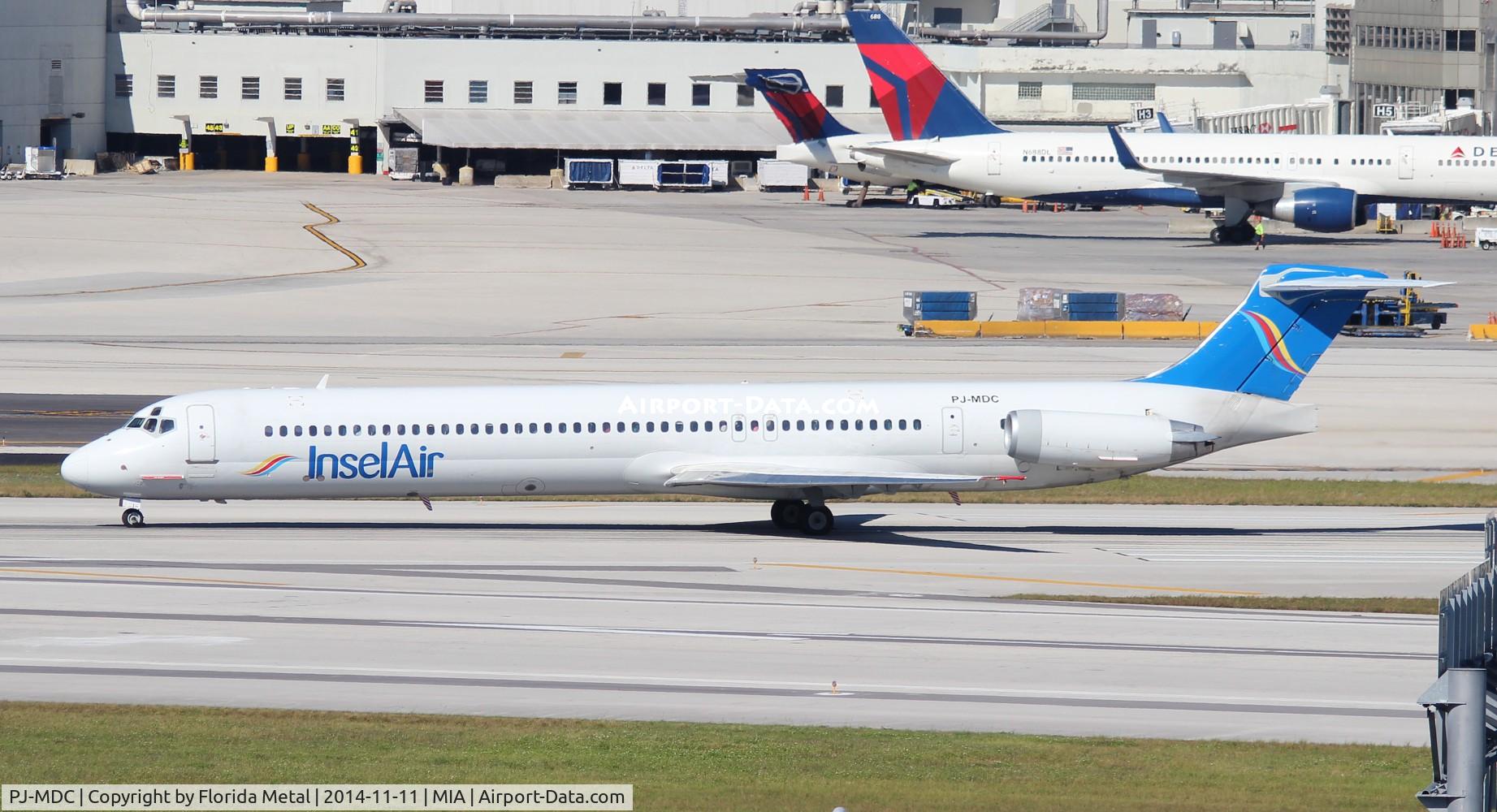 PJ-MDC, 1988 McDonnell Douglas MD-82 (DC-9-82) C/N 49434, Insel Air