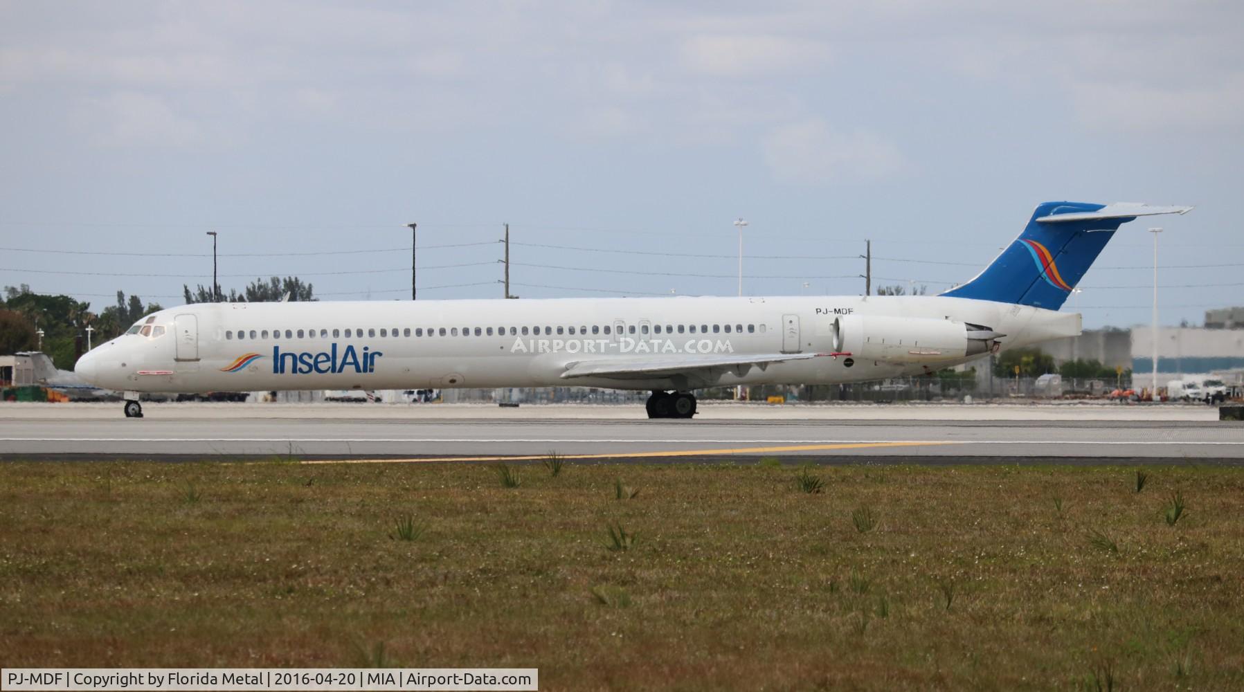 PJ-MDF, 1991 McDonnell Douglas MD-83 (DC-9-83) C/N 53014, Insel Air