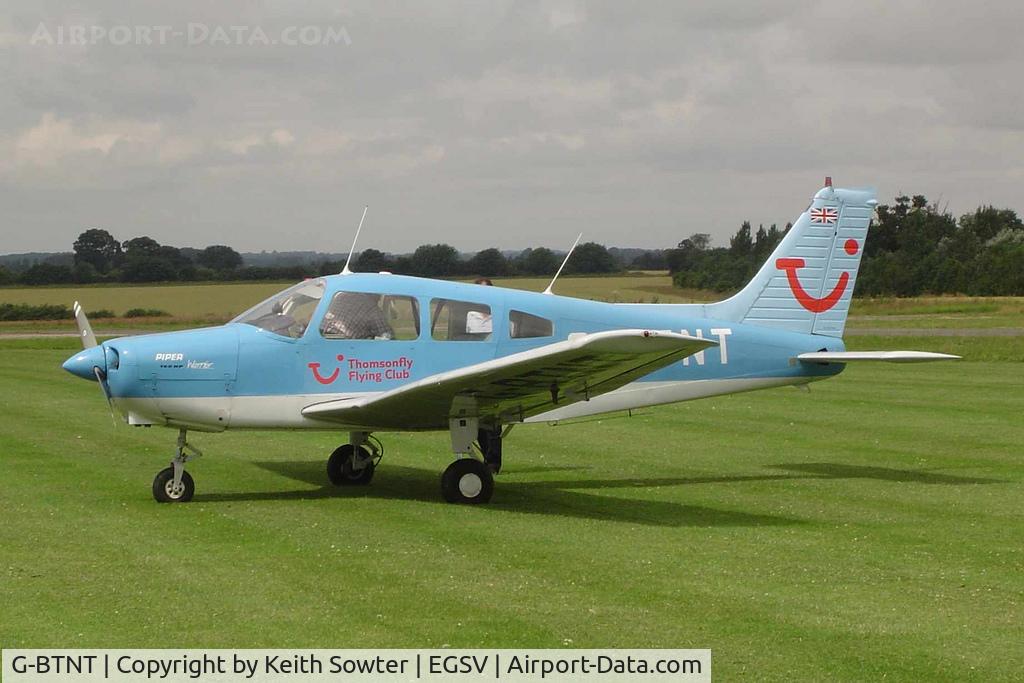 G-BTNT, 1976 Piper PA-28-151 Cherokee Warrior C/N 28-7615401, Taken at Old Buckenham Airfield