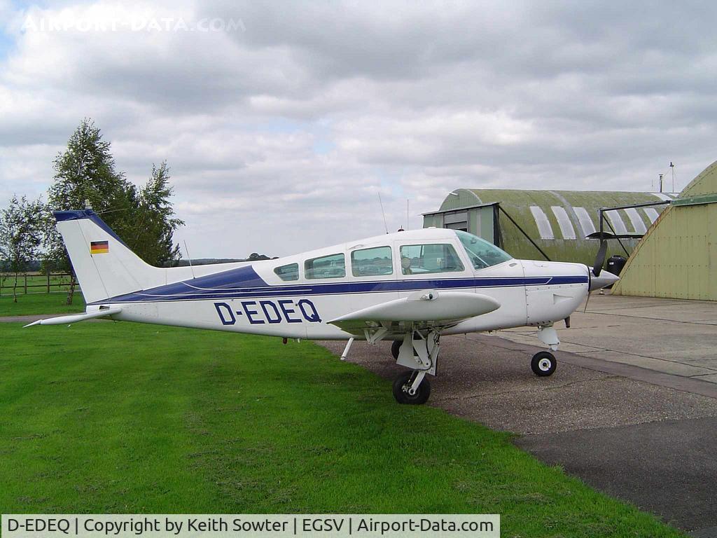 D-EDEQ, 1974 Beech B24R Sierra C/N MC-239, Taken at Old Buckenham Airfield