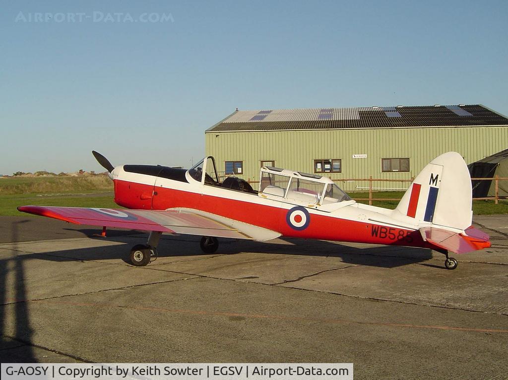G-AOSY, 1950 De Havilland DHC-1 Chipmunk T.10 C/N C1/0037, Old Buckenham Airfield