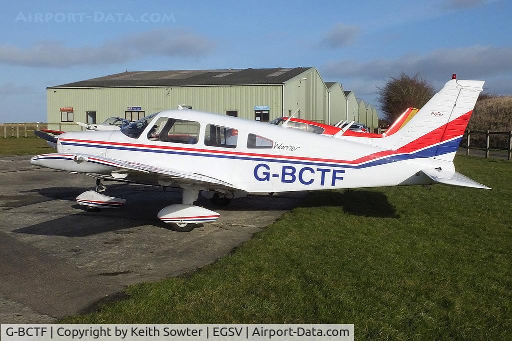 G-BCTF, 1974 Piper PA-28-151 Cherokee Warrior C/N 28-7515033, Old Buckenham Airfield