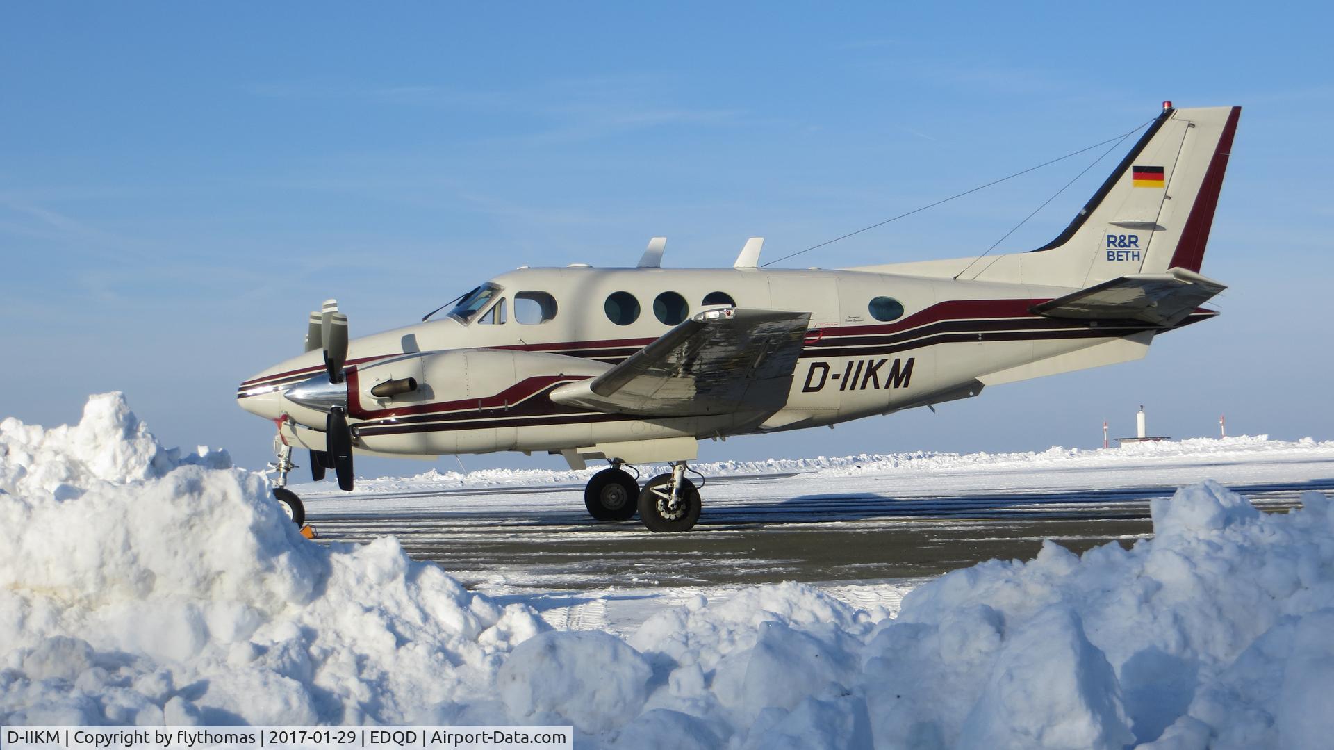 D-IIKM, 1986 Beech C90A King Air C/N LJ-1120, D-IIKM Bayreuth Airport