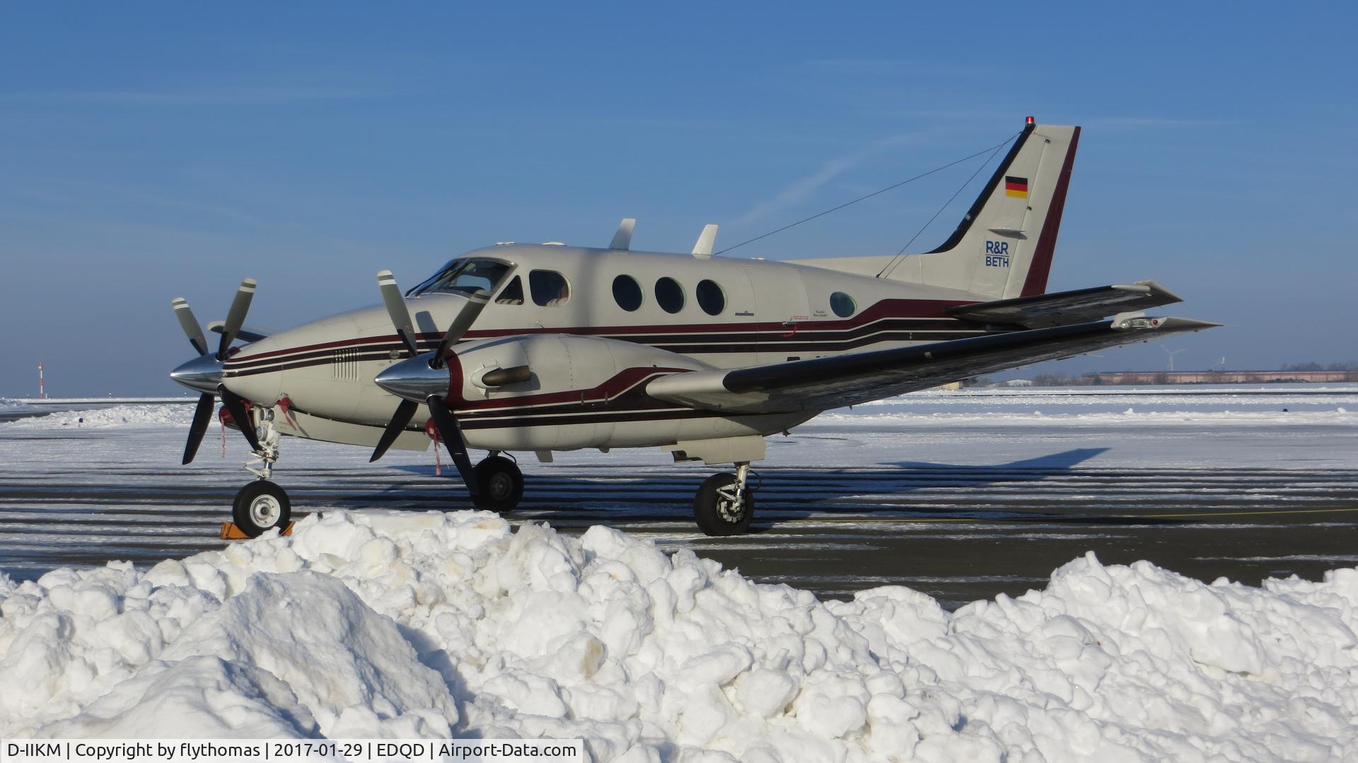 D-IIKM, 1986 Beech C90A King Air C/N LJ-1120, D-IIKM Bayreuth Airport Bindlacher Berg