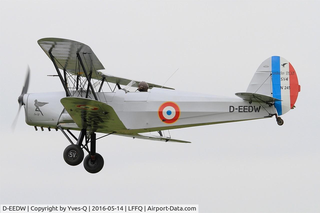 D-EEDW, Stampe-Vertongen SV-4C C/N 245, Stampe-Vertongen SV-4C, On display, La Ferté-Alais airfield (LFFQ) Air show 2016