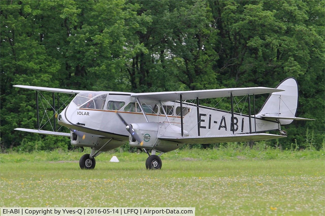 EI-ABI, 1936 De Havilland DH-84 Dragon 2 C/N 6105, De Havilland DH-84 Dragon 2, Take off rwy 28, La Ferté-Alais airfield (LFFQ) Air show 2016