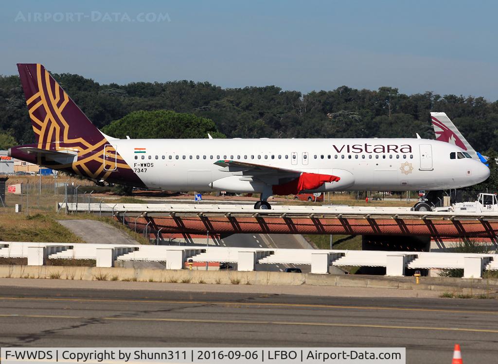F-WWDS, 2016 Airbus A320-232 C/N 7347, C/n 7347 - To be VT-TTN