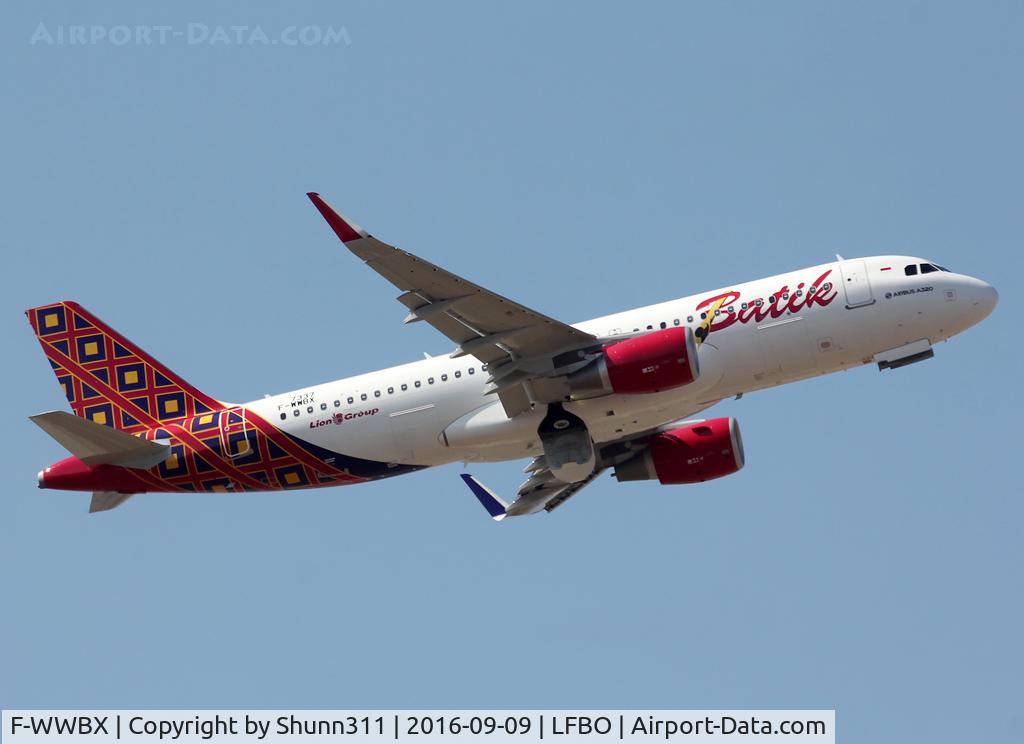 F-WWBX, 2016 Airbus A320-214 C/N 7337, C/n 7337 - To be PK-LUJ